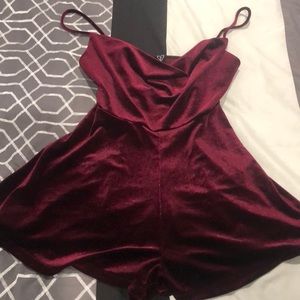 Velvet romper